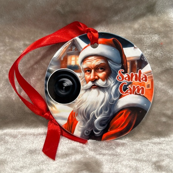 Santa Cam Ornament - Picture 1 of 2